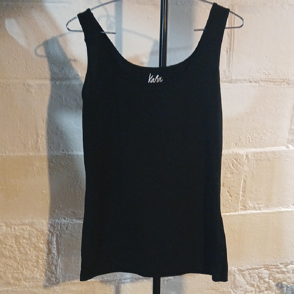 Kalon Studios Sleek Black Tank Top